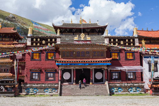 塔公寺廟