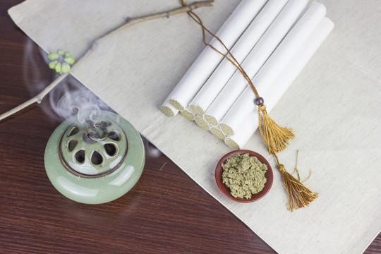 艾條 艾灸 理療 艾草條 艾蒿