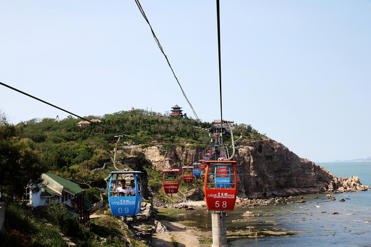 跨海索道