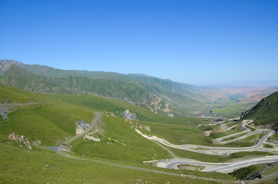 青藏高原 盤山公路
