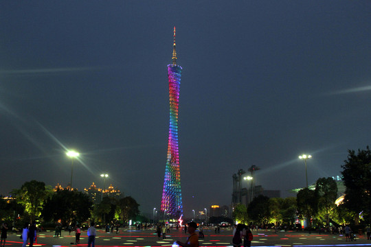 夜晚廣州塔