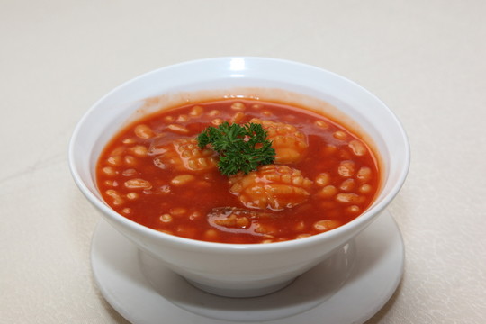 茄汁豆煮大連鮑