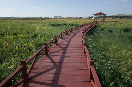 草原棧橋