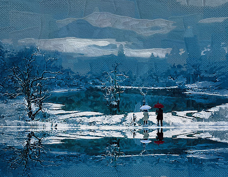 風(fēng)景 抽象畫
