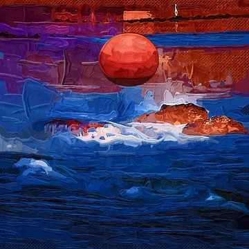 海上日出