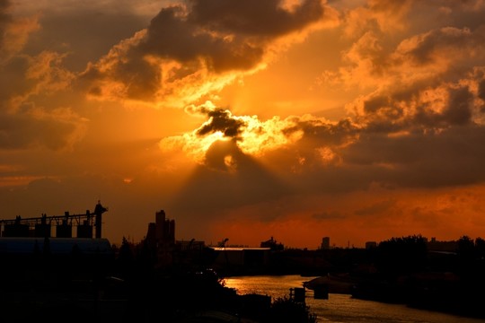 夕陽