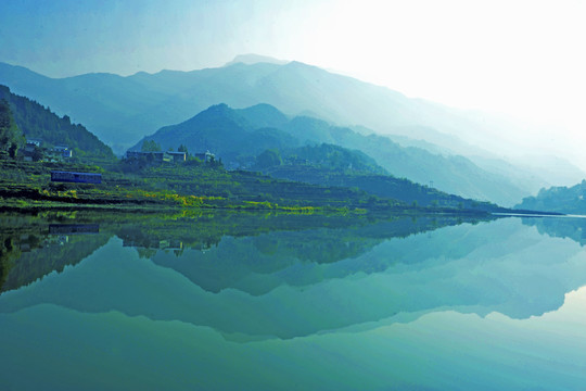 鄉(xiāng)村山水自然風(fēng)光
