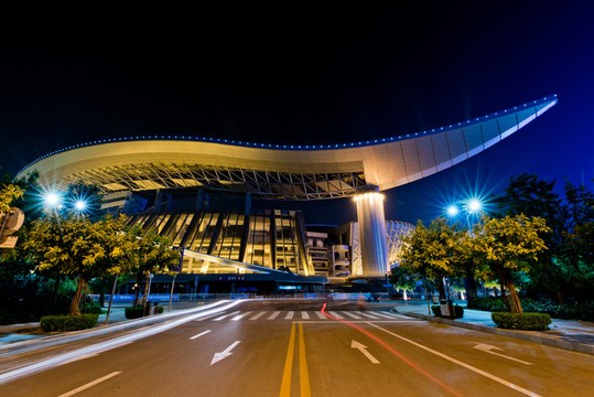 廣西體育中心 主體育場(chǎng) 夜景