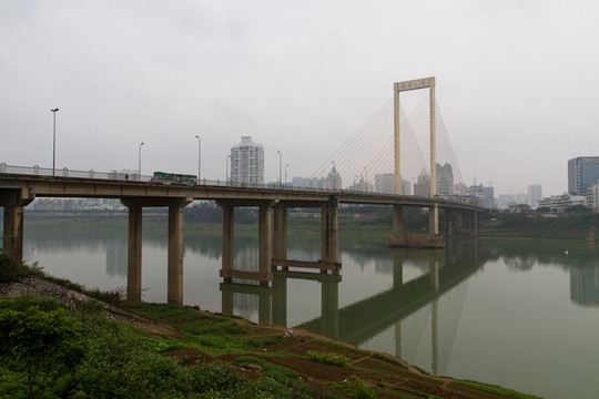 南寧城市風(fēng)光 白沙大橋