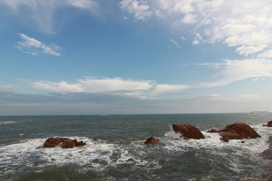 海浪 藍天