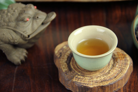 茶 茶葉 大紅袍 茶湯 泡茶