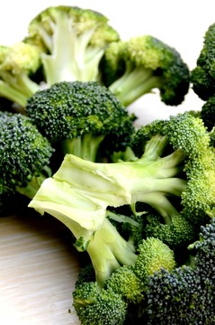 近拍西蘭花菜圖