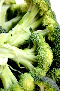 近拍西蘭花菜圖
