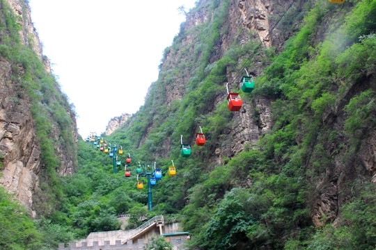 龍慶峽 纜車