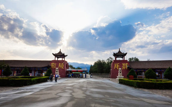 西夏王陵國家重點風(fēng)景名勝區(qū)大門