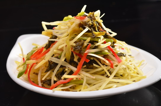 酸菜拌土豆絲