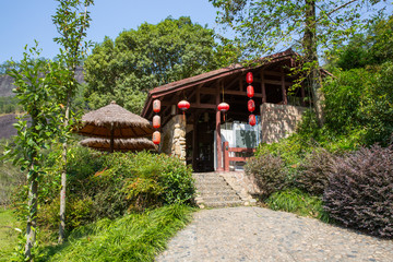 農(nóng)家院 茅草房