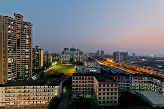 校園夜景