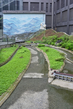 都江堰水利工程模型