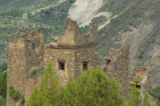古代碉樓建筑景觀