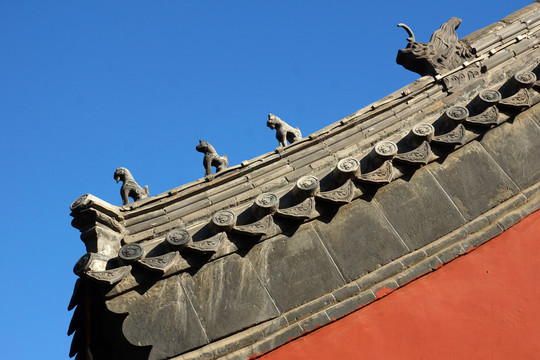 古建房檐