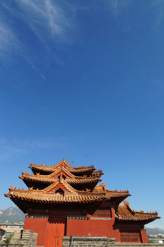 泰山岱廟古建角樓