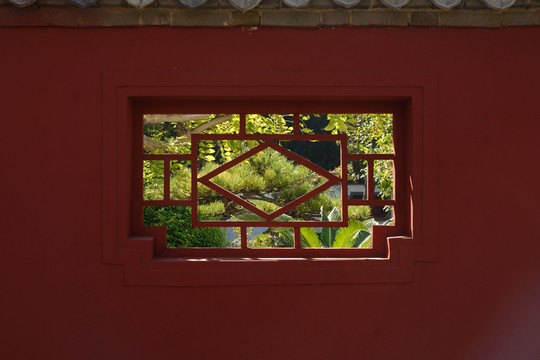 古建木窗