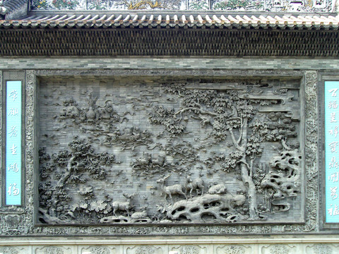 福祿壽浮雕
