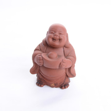 抱著元寶的笑面佛