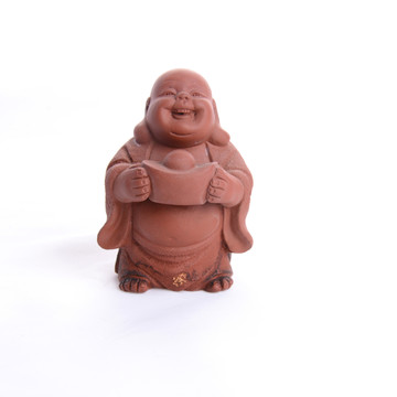 抱著元寶的笑面佛