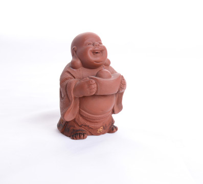 抱著元寶的笑面佛