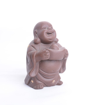 抱著元寶的笑面佛