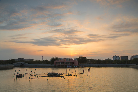夕陽彩霞