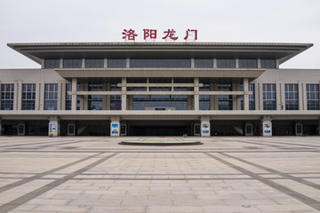 洛陽龍門站攝影圖