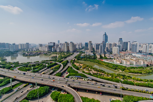 南寧竹溪立交 高清全景