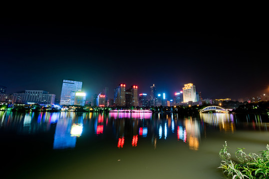 南寧 民歌湖夜景