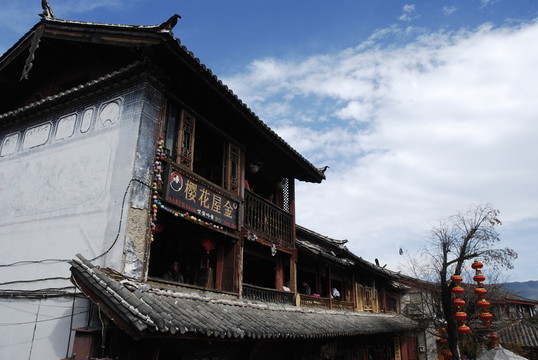 麗江古城四方街民居建筑