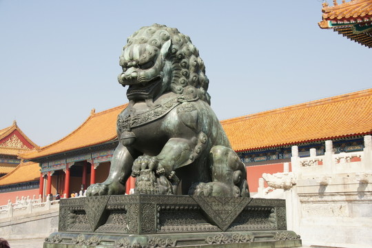 故宮銅獅