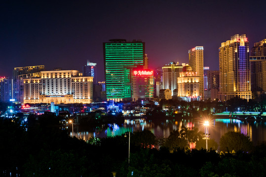 南寧 民歌湖夜景