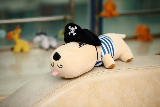 玩具大頭狗 海盜狗