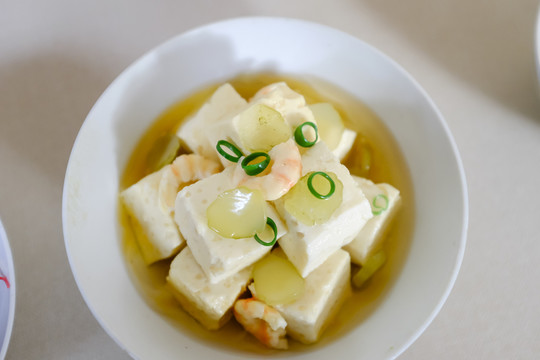 蝦鹵豆腐