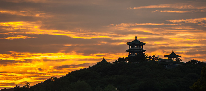 青島日落
