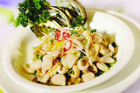 鮮拌鮑魚(yú)