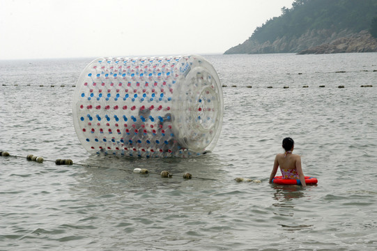 水上滾筒