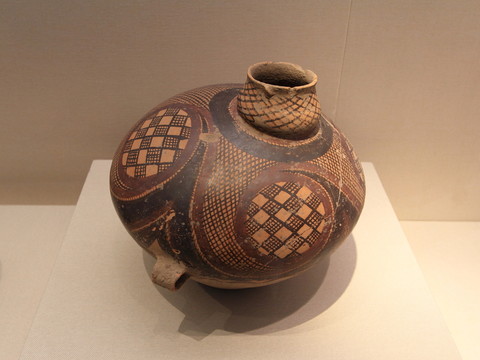 彩陶鳥形壺