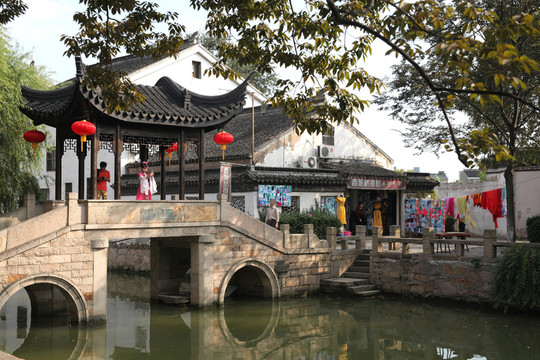 蘇州木瀆古鎮(zhèn)西施橋