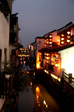 蘇州山東塘街夜景