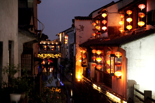 蘇州山東塘街夜