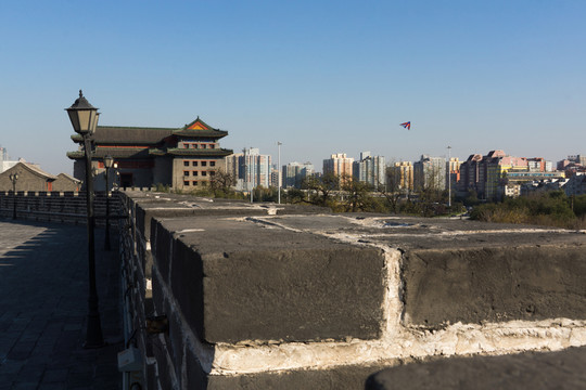 老北京城墻景觀