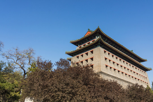北京古城墻角樓